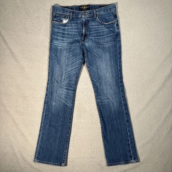 Lucky Brand Other - Lucky Brand Jeans Men’s Size 32x32 221 Original Straight Premium Italian Leather